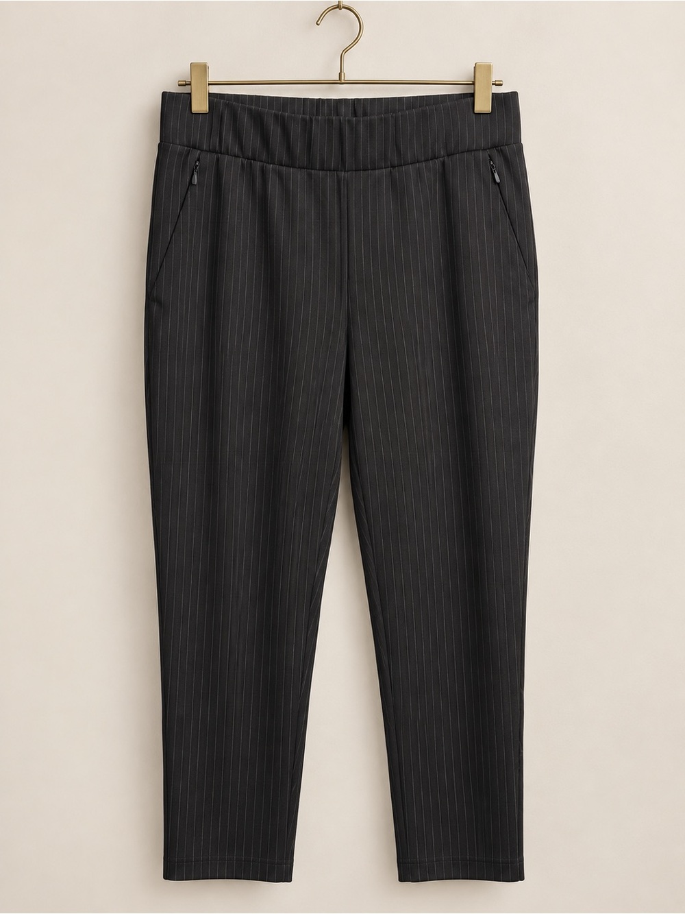 Universal Standard Smart Signature Pinstripe Ponte Pants S 14–16